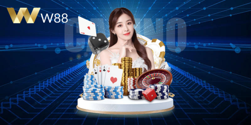 Hướng dẫn chơi casino trực tuyến tại W88